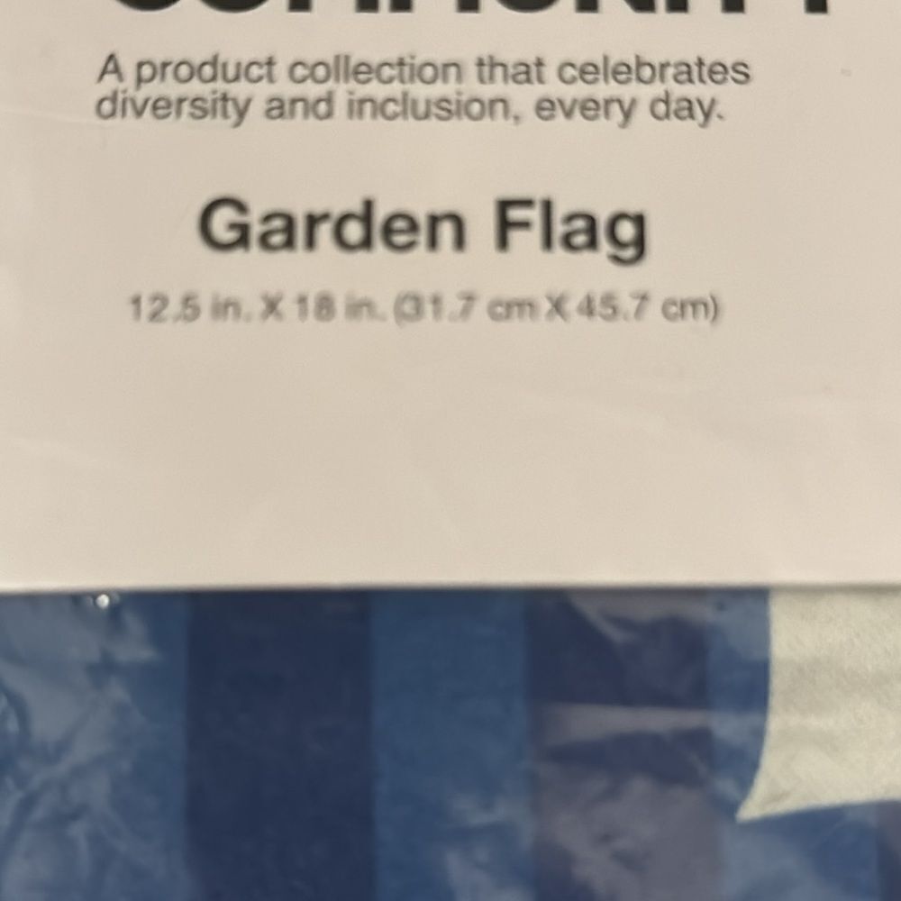 Proud military family, red white, and blue garden flag - Picture 3 of 4